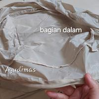 Gambar BEST MUJI Foldable Nylon Boston bag - Tas travel lipat bisa di letakkan / dikaitkan diatas koper QUALITY - Beige dari SUANGi541 undefined 4 Tokopedia