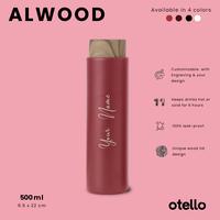 Gambar Custom Tumbler Alwood Botol Minum Tutup Kayu Grafir Tambler Tumblr - Hitam, Grafir 2 Sisi dari Otello Studio undefined 1 Tokopedia