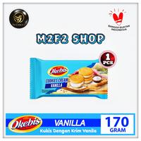 Gambar Okebis Cookies Cream Vanilla | Kukis Krim Vanila - 170 gr (Harga Satuan) dari M2F2 Shop - Paseban undefined 1 Tokopedia