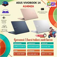 Gambar ASUS VIVOBOOK 14 A1404ZA I5 1235 8GB 512GB W11+OHS 14.0FHD VIPS dari Tech Point undefined 1 Tokopedia