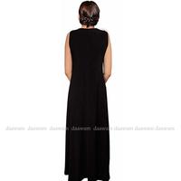 Gambar TERMURAH Daawam Ori Gamis Tanpa Lengan Bahan Jersey Original Lengkap Ukuran S M L XL XXL Warna Hitam - Hitam, XXL dari girl fashion00 undefined 4 Tokopedia