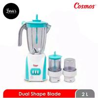 Gambar Cosmos Blender Plastik CB 281P / 282P - 2L - Dual Shape Blade - 281P ( 2in1 ) dari Laris Kebayoran undefined 1 Tokopedia