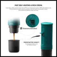 Gambar Outin Nano Portable Espresso Coffee Maker Machine Electric | Alat Pembuat Kopi Espresso Terlaris - Teal dari GADING MARKET 2 undefined 3 Tokopedia