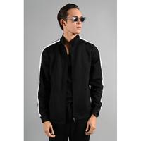 Gambar Promo Jaket Prepp Studio Tweed Tracktop Black Stripe White By Hikmae Store - S dari Hikmae Store undefined 3 Tokopedia