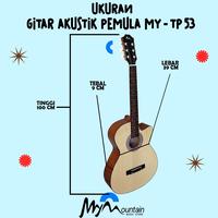 Gambar Gitar Akustik Pemula Merk Mym pro Best seller Free Packing Kayu - PAKET B AKUSTIK, MY-TP 53 PINK dari Violin id undefined 5 Tokopedia