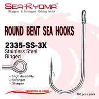 Gambar SeaRyoma 2335 Round Bend Sea Hook/Kail Searyoma 2335 dari Gudang Nelayan undefined 3 Tokopedia