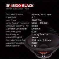 Gambar Speaker ACR 18 inch 18100 Black Original dari Sugengsejahteraelektronik undefined 5 Tokopedia