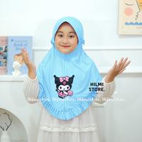 Gambar Jilbab Anak Kuromi Murah Viral Hijab TK Perempuan Karakter Lucu Kerudung Instan Anak Cewek 2-8 Tahun Jersey Bergo Instant Daily Kekinian Terbaru Nyaman dipakai Sekolah Fashion Pakaian Muslim Anak - Hitam dari hilmi store undefined 4 Tokopedia