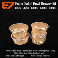 Gambar Paper Salad/Rice Bowl Brown Kraft (isi 150pcs)(GROSIR) - 500ml dari E7 PACKAGING undefined 1 Tokopedia