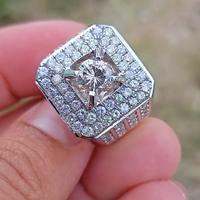Gambar Cincin berlian ring perak palladium center berlian 1,20crt ori 6v92 dari Gallery AMsport Jwl undefined 3 Tokopedia