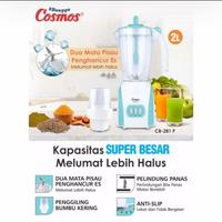 Gambar Cosmos Blender Plastik CB 281P / 282P - 2L - Dual Shape Blade - 281P ( 2in1 ) dari Laris Kebayoran undefined 3 Tokopedia