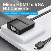 Gambar Vention [AGB] Converter Micro HDMI to VGA Audio + Micro Usb Power dari Vention Authorized Store undefined 2 Tokopedia