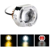 Gambar Lampu Tembak LED Daymaker Biled Laser 12 - 24 Volt Sorot Depan Shroud Crystal 2 Warna Truk Bus Tronton Canter Fuso AE 8D Hi Lo High Low Jauh Dekat 3 Mode Strobo Kedip Flash Running Angel Eye Truck Bis Alat Berat Demon Eyes Angle Projie Utama Putih Kuning - Putih dari Trijaya LED Motor undefined 4 Tokopedia