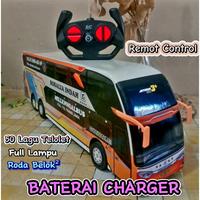 Gambar NEW STOCK MINIATUR BUS TELOLET REMOT STROBO ROSALIA INDAH DOUBLE DECKER GEPREK KODE 555 dari MW dede undefined 1 Tokopedia
