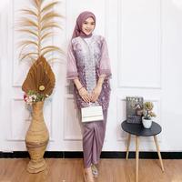 Gambar One Set Wanita Kekinian Maiza Tulle Gardenia Mix Renda Setelan Wanita - Rose, All Size dari Murai Collection undefined 4 Tokopedia