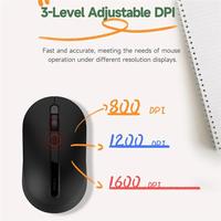 Gambar MIIIW Keyboard 3rd Gen 3 MW24PB03 2.4G Wireless Mouse Set Computer Mute - Hitam dari Venus Mobile undefined 4 Tokopedia