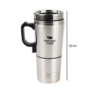 Gambar Gelas Thermos 2 IN 1 Pemanas Air Heated Car 150 ml 350 ml Travel Mug Elektrik Mobil 12 V dari Tosco Official undefined 3 Tokopedia