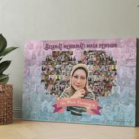 Gambar Kolase foto mozaik cetak kanvas Premium. Sudah termasuk desain, cetak dan frame/bingkai ukuran besar 40x60cm Termurah Ready Terbaik dari MS_Shops undefined 5 Tokopedia