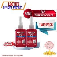Gambar L0CTITE LEM 242 Threadlocker Lem Baut 50 ml - Lem Baut 242 50ml Lem 242 50ml Twin Pack dari LOCTITE 0FFICIAL JAKARTA undefined 1 Tokopedia