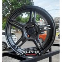 Gambar VELG MOBIL RACING HSR FE04 R16 4X100 UNTUK JAZZ CALYA AGYA VIOS IGNIS DLL dari HSR ALPHA RACING KARAWANG undefined 1 Tokopedia
