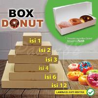 Gambar KOTAK DUS BOX DONAT KRAFT COKLAT ISI 4 - ( 50 PCS ) dari Elegant Xittenshop undefined 2 Tokopedia