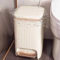Gambar Trash Bin Injak Kaki Tong Sampah Dapur Rumah Kamar Mandi Hotel Minimalis High Quality Terbaik 100% Original - Putih 9L  dari HAGIYrta235 undefined 4 Tokopedia