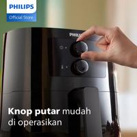 Gambar PHILIPS Airfryer HD9200/91 Analog | Low Watt | 800watt | Hitam | Multifungsi | Air Fryer 4.1L | Garansi 2 Tahun | Bandung - TANPA BUBBLE dari alvajo_NEW undefined 4 Tokopedia