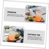 Gambar gelas kaca bening pitcher teh kopi susu sereal desain 2 in 1 dari ArkamayaStore undefined 4 Tokopedia