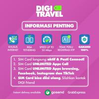Gambar Sim Card Dubai UAE Unlimited | DIGITRAVEL Sim card Dubai UAE Unlimited - 200MB/day, 5 Hari dari DIGITRAVEL BSD undefined 2 Tokopedia