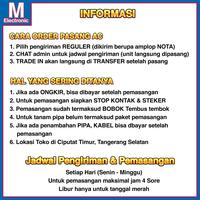 Gambar [PASANG] AC SHARP 3/4 PK AH-A7BEY FREE VAKUM 3 METER R32 GARUDA 7BEY dari Melin Elektronik Ciputat undefined 3 Tokopedia