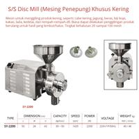 Gambar Mesin gilng bumbu Getra SY-2200 SY2200 SY 2200 Disk mill mesin gilingan bumbu kering dari KitchenMall undefined 4 Tokopedia
