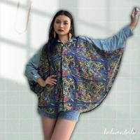 Gambar HaluanBali Blouse Batwing Wanita Peta Rempah - KMCE-B03 - TENCEL(TM) dari Haluan Bali undefined 1 Tokopedia