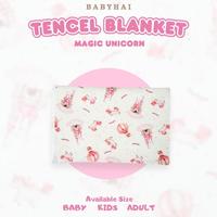 Gambar Baby Hai Tencel Baby Blanket / Selimut Bayi Tencel Terbaru Terlaris Terbaik - Flying Teddy, 110x160cm dari SHOWW- undefined 2 Tokopedia