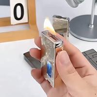 Gambar Korek Api Lighter Obor Macis Transparant Set Box Isi Gas - Naga Silver dari Hobi Kita HOKI undefined 4 Tokopedia