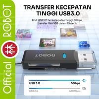 Gambar Robot CR102S Card Reader USB 3.0 Dual Slot Card SD/TF New CR102 - Robot CR102S dari Liem Group undefined 5 Tokopedia