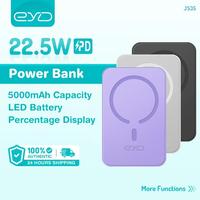 Gambar EYD JS35 5000mAh Magsafe Wireless Powerbank Magnetic PD 22.5W Fast Charging Power Bank Magsafe Original LED Power Display for iPhone and Android INFINIX SAMSUNG HUAWEI XIAOMI - White 5000mAh dari CV ESPRESSO undefined 1 Tokopedia
