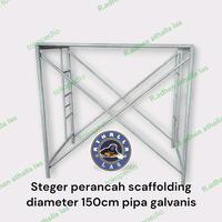 Gambar scaffolding steger perancah 1 set galvanis dari R. Adhen Athalla las undefined 2 Tokopedia