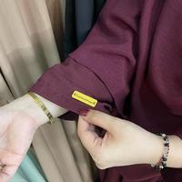 Gambar Gamis Abaya Syari Jumbo Putih Original Best Seller - Maroon dari Vrisia undefined 5 Tokopedia