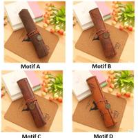 Gambar Kotak Pensil Gulung Edisi Peta Harta Karun Bahan Kanvas Kulit SK0082 - Motif A dari Gwen Samira undefined 5 Tokopedia