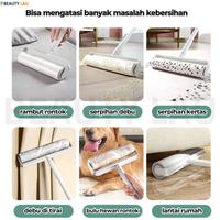 Gambar Lint Roller 24cm Sticky Roll Pembersih Bulu Kucing Anjing di Pakaian Baju Karpet Lantai - Refill 24cm dari Beauty Lau undefined 3 Tokopedia
