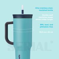 Gambar OWALA Botol Minum Stainless Steel Straw Tumbler 40oz 40 oz Splash Zone Original 1180ml 1180ml dari STARTRIK ELEKTRONIK undefined 2 Tokopedia