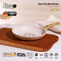 Gambar STEIN Glowpan Frypan 22cm Wood Handle - Panci Satuan Lapisan Marbel - Golden Brown dari Steincookware Official Store undefined 1 Tokopedia