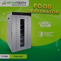 Gambar Food Dehydrator 20 Tray WIRASTAR FDH-20 Pengering Makanan Buah & Sayur dari Khanada Mesin undefined 1 Tokopedia