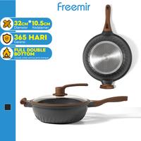Gambar freemir Vya Wajan Presto Micro Pressure 32 cm 4.8L with Germany Coating Teflon Presto - Hitam dari freemir Jabodetabek undefined 2 Tokopedia