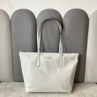 Gambar KS ORIGINAL USA Kate Spade Kitt Nylon Tote Authentic USA Store - Platinum Grey dari Jade N' Co undefined 4 Tokopedia
