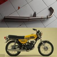 Gambar knalpot RX 100 Pnp full stainlesa anti karat dari Joyfull Jumps undefined 1 Tokopedia