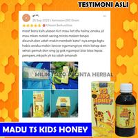 Gambar MULTIKHASIAT Madu Vitamin Kecerdasan Otak Anak Agar Cerdas, Pelancar Bicara Anak, Penambah Nafsu Makan Anak, Penggemuk Badan Anak Permanen, Sembelit, Cacingan, Anak Cepat Bicara, Anak Terlambat Bicara 1 2 3 4 5 6 7 Tahun - TS Kids Honey Original - 180gr dari Al-fathir stores undefined 4 Tokopedia