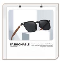 Gambar Kurnia fashion  Kacamata Hitam Sunglasses Polarized Anti UV TAC Kotak Wood Pattern Elegan 280876 dari Kurnia Fashion11 undefined 2 Tokopedia