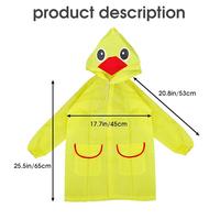 Gambar Jas hujan Anak Balita funny Raincoat Jubah Lengan EVA 2 3 4 5 Tahun - Biru Muda dari Lbagstoremall undefined 4 Tokopedia