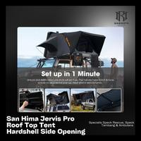 Gambar Tenda Atap Mobil San Hima Jervis Pro Roof Top Tent Hardshell Side Opening With Ladder Camping 4WD dari Mammoth Rescue undefined 5 Tokopedia
